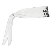 花の束の白黒写真 タイヘッドバンド (回転270)