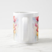 花の束の長持ちジャンボマグ ジャンボコーヒーマグカップ (裏面)