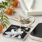 花の束を持つアクリルキーチェーン キーホルダー (正面右)