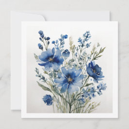 花の束エレガント水色