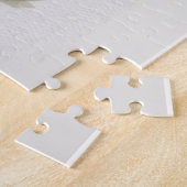 花の束エレガント水色 ジグソーパズル (側面)