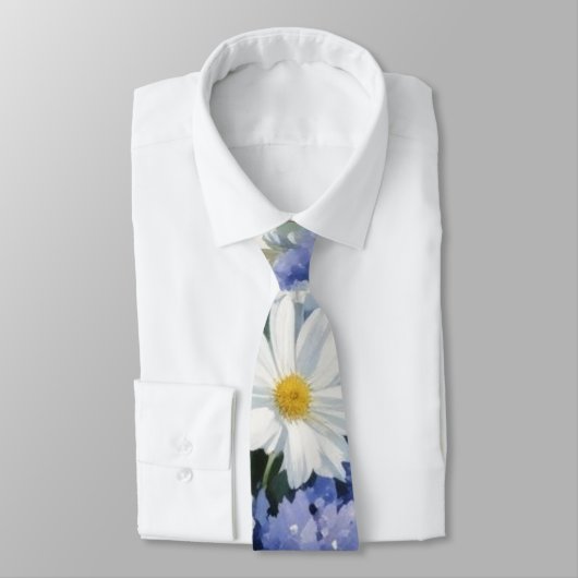 花の束エレガント水色 ネクタイ (タイ)