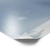 花の束エレガント水色 フォトプリント            (角)