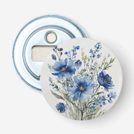 花の束エレガント水色 栓抜き