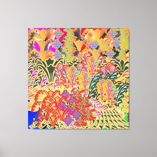 花の束 キャンバスプリント (正面)