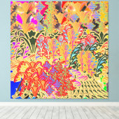 花の束 キャンバスプリント (インサイチュ (ウッドフロア))