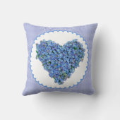 花の枕忘れハート クッション (裏面)