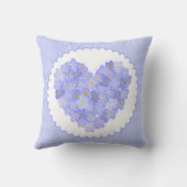 花の枕忘れハート クッション (裏面)