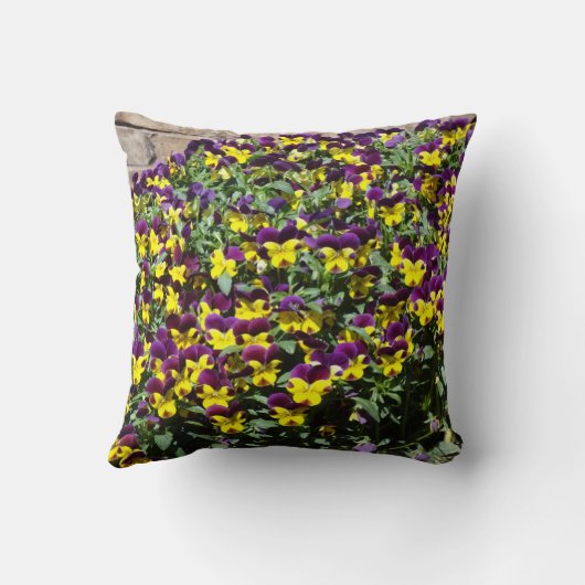 花の枕 クッション (裏面)