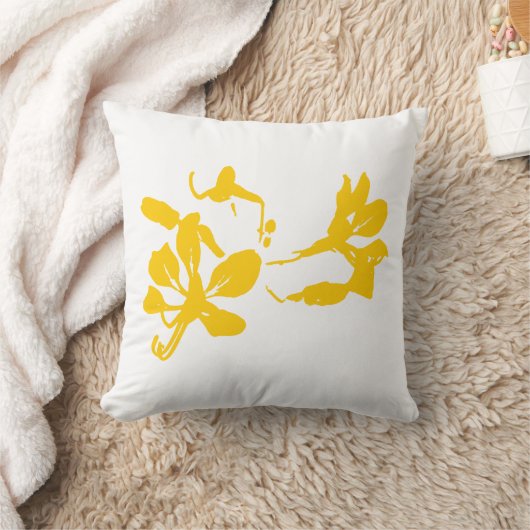 花の枕 クッション (ブランケット)