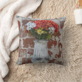 花の枕 クッション (ブランケット)