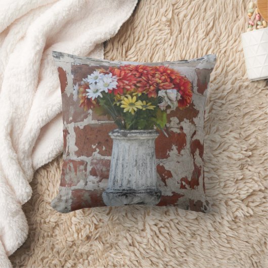 花の枕 クッション (ブランケット)