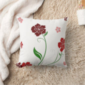 花の枕 クッション (ブランケット)