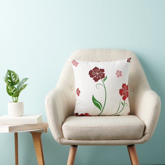 花の枕 クッション (椅子)