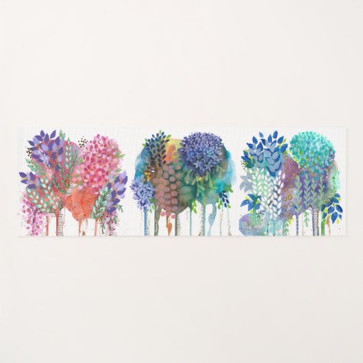 花の林 ヨガマット (正面(横))