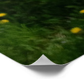 花の枝に ポスター (角)