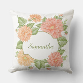 花の枠の装飾用クッション クッション