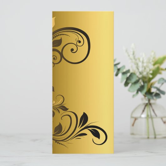 花の枠縁ど 招待状 (スタンド正面)