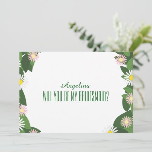 花の柄お前は俺の花嫁になってくれるか？ 招待状 (スタンド正面)