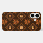 花の柄を持つ時代を超越したアフリカの柄 Case-Mate iPhoneケース (裏面 (横))