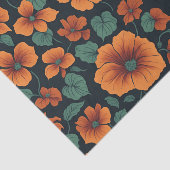 花の柄ナスタチウム花 薄葉紙 (詳細)