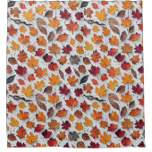 花の柄落ちた4離れシャワーカーテン シャワーカーテン (正面)