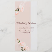 花の柔らかい紫と灰色の効果 プログラム (正面)