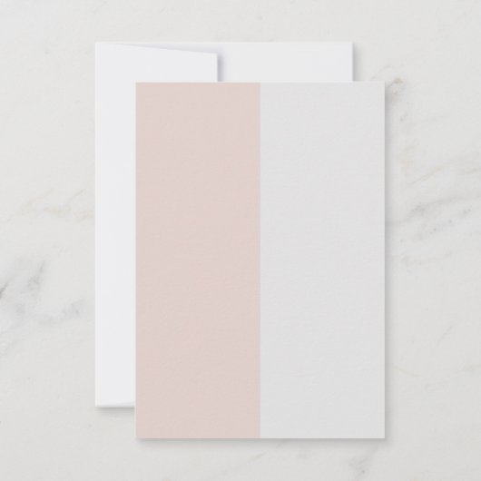 花の柔らかい紫と灰色の効果 出欠カード (裏面)