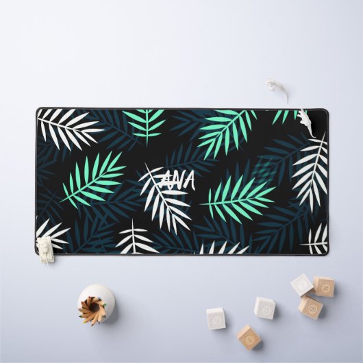 花の柔ら離れい デスクマット (キッズテーブル)