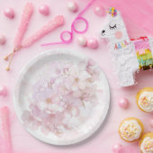 花の桜のピンクと白 ペーパープレート (パーティー)