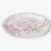 花の桜のピンクと白 ペーパープレート (アングル)
