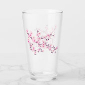 花の桜のピンク タンブラーグラス (裏面)