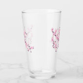 花の桜のピンク タンブラーグラス (右)
