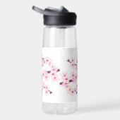 花の桜 | ピンク 白 モノグラム ウォーターボトル (右面)
