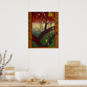 花の梅の木のポスター ポスター (キッチン)