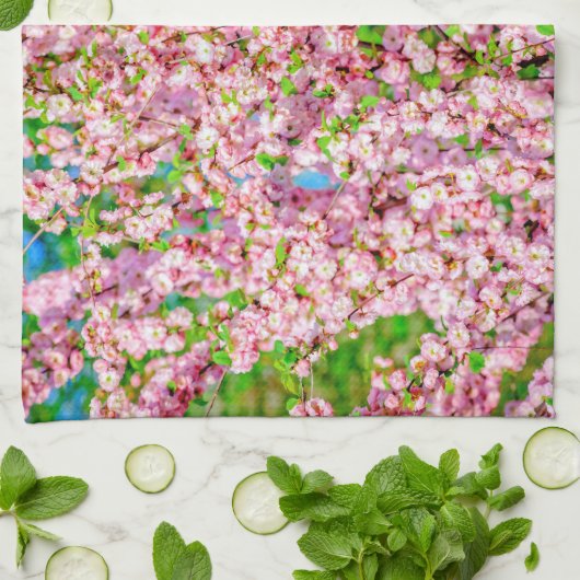 花の梅 キッチンタオル (折り畳み)