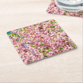 花の梅 スクエアペーパーコースター (アングル)