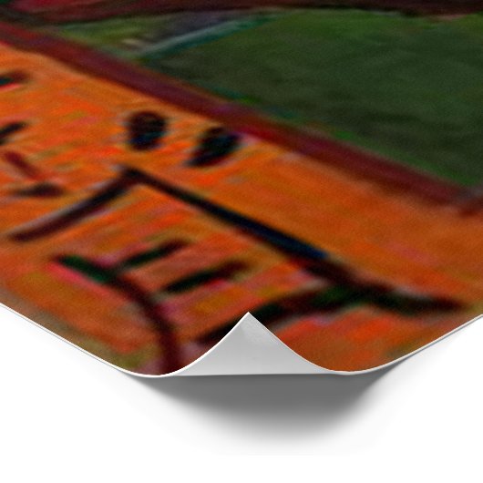 花の梅 ポスター (角)