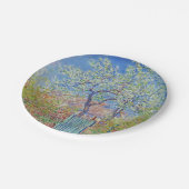 花の梨の木 – Claude Monet ペーパープレート (アングル)