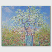 花の梨の木 – Claude Monet ラッピングペーパー (フラット)