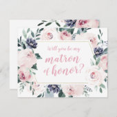 花の植物お前は俺の栄誉の友だ 招待状 (正面/裏面)