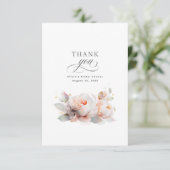 花の植物のブライダルシャワーのお礼 サンキューカード (スタンド正面)