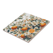 花の植物性のオレンジ タイル (側面)