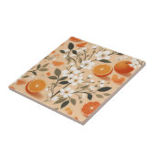 花の植物性のオレンジ タイル (側面)