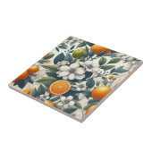 花の植物性のオレンジ タイル (側面)