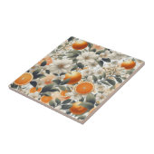 花の植物性のオレンジ タイル (側面)