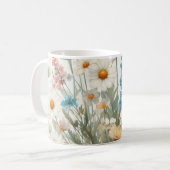 花の植物性メドレー コーヒーマグカップ (正面左)