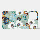 花の植物性ヴィンテージ花柄 Case-Mate iPhoneケース (裏面 (横))