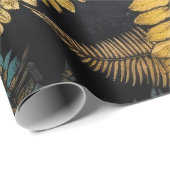 花の植物模様シダ#nature ラッピングペーパー (ロールコーナー)