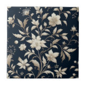 花の植物色 タイル (正面)